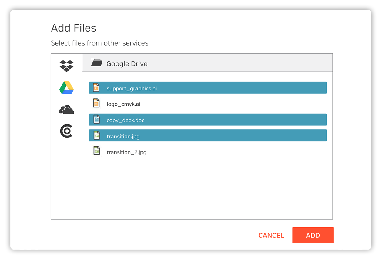 Sync files from Google Drive